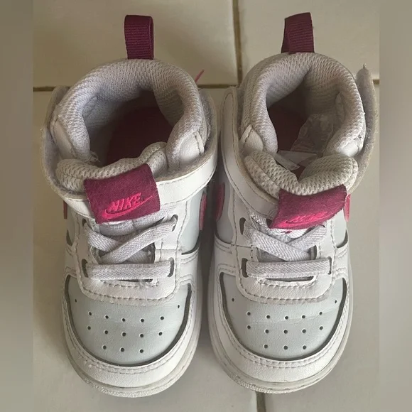 Nike Toddler Kids Court Borough Mid 2 Shoes - Picture 2 of 6